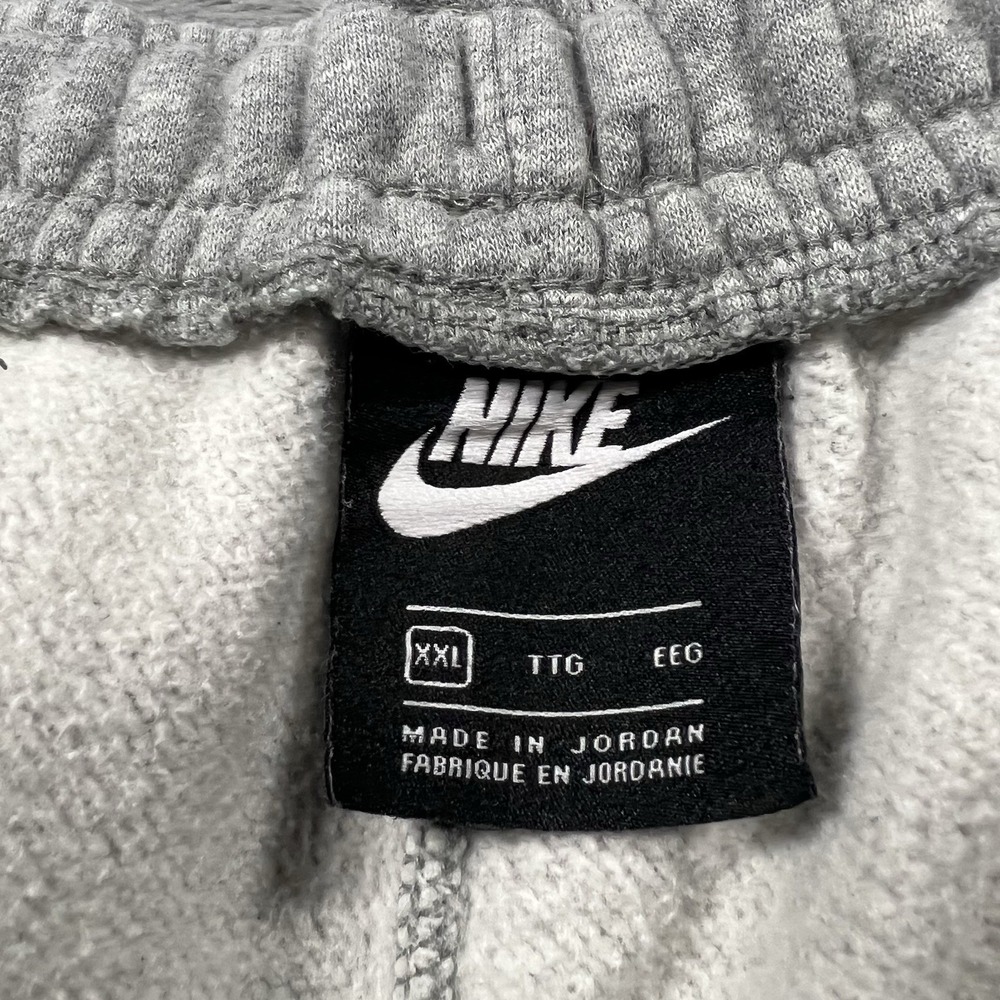 Nike Sweatpants Mens 2XL Gray Club Fleece Joggers Pockets Gym Workout Training - Picture 3 of 12